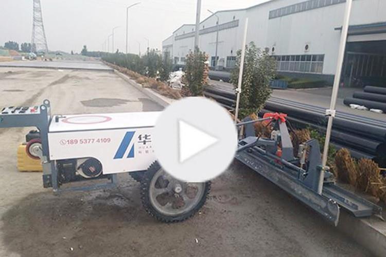 二輪激光整平機(jī)工作視頻