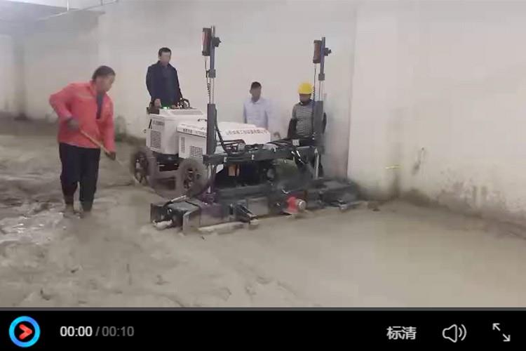 激光整平機(jī)——地面整平工作視頻